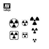 Vallejo Stencils – Radioactivity Signs